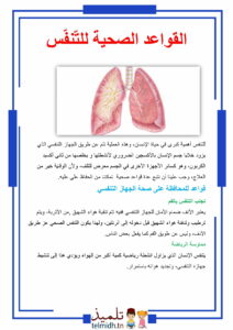 القواعد الصحية للتنفس